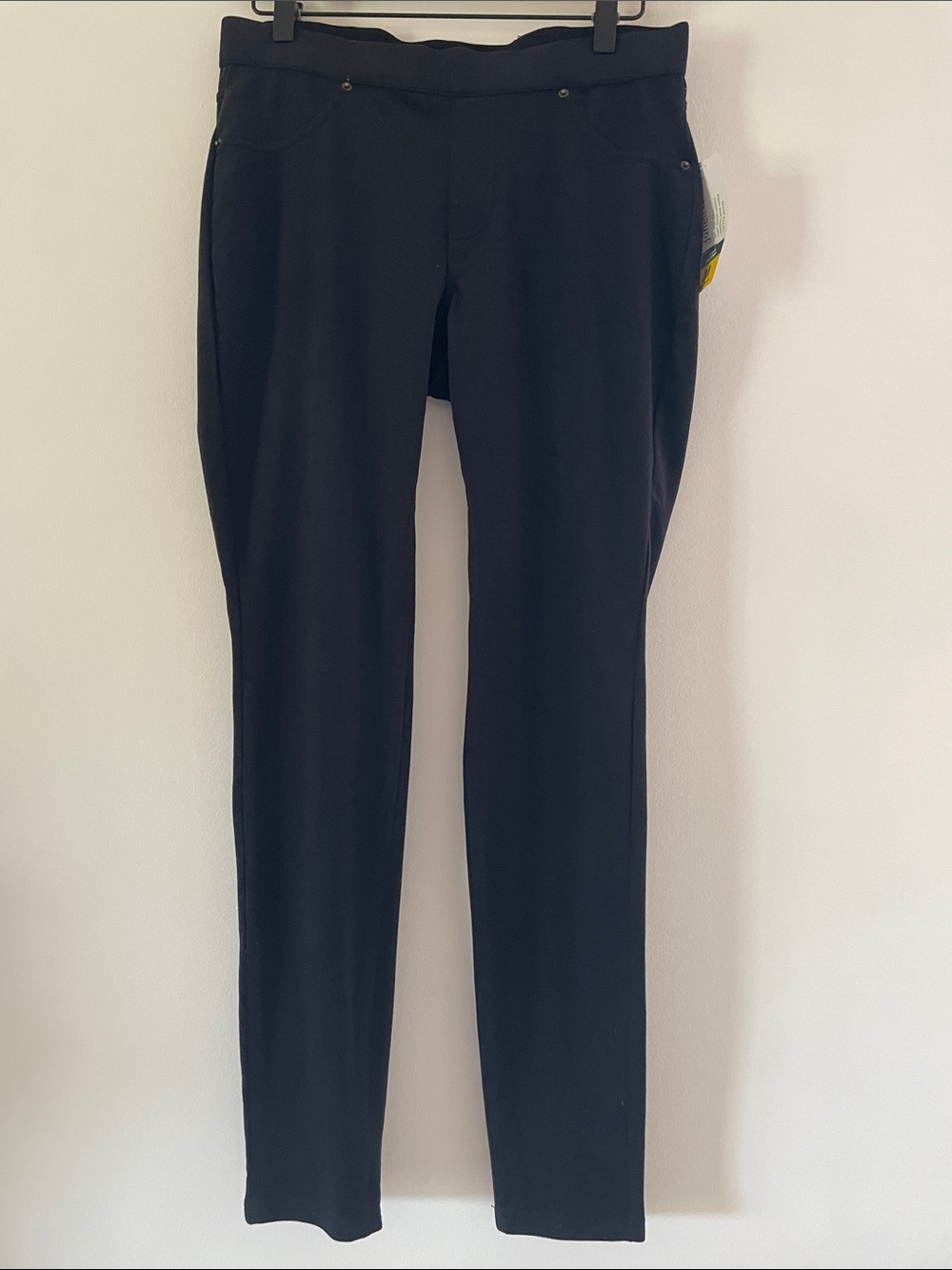 NEW Plush Leggings Pants Super Stretch Velour Black Women’s Medium Casual